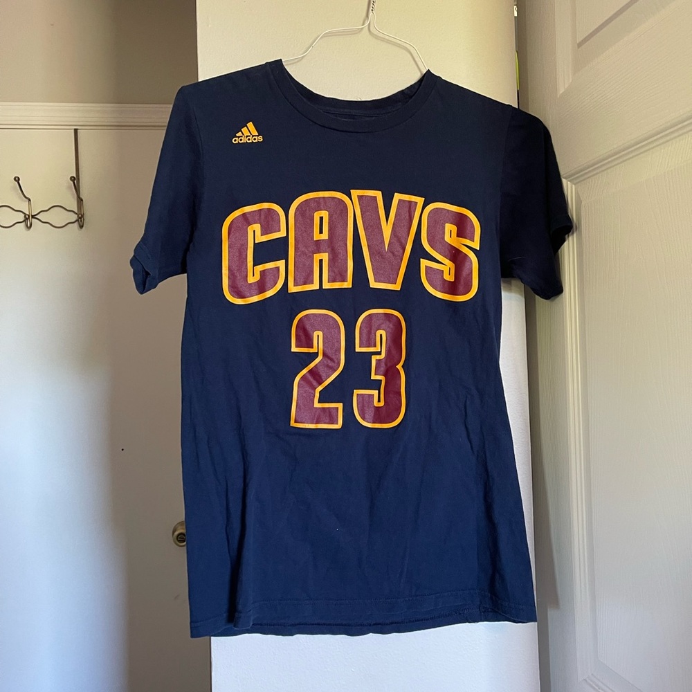 NBA Cleveland Cavaliers Cavs LeBron James 23 The Go To Tee T-Shirt Adidas Size S